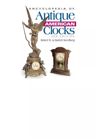 kindle book Encyclopedia of Antique American Clocks