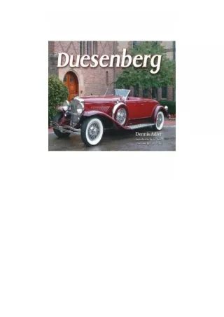 book download Duesenberg