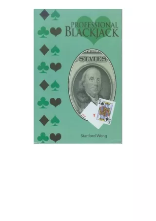 download ebook Professional Blackjack