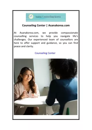 Counseling Center Asanakorea.01