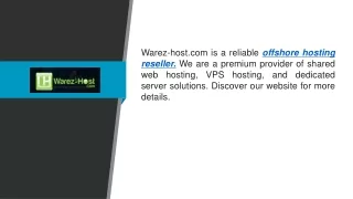 Offshore Hosting Reseller Warez-host.com