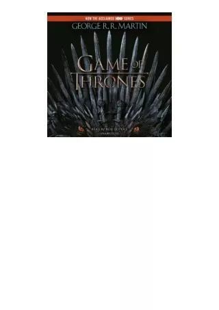 book download A Game of Thrones: A Song of Ice and Fire, Book 1