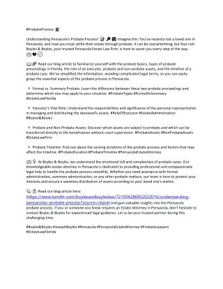 probateprocess understanding pensacola s probate