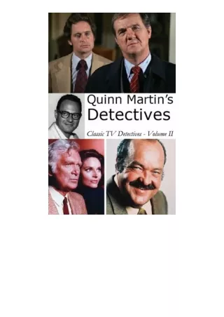 ebook download Quinn Martin's Detectives (Classic TV Detectives Book 2)