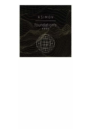 download pdf Foundation's Edge