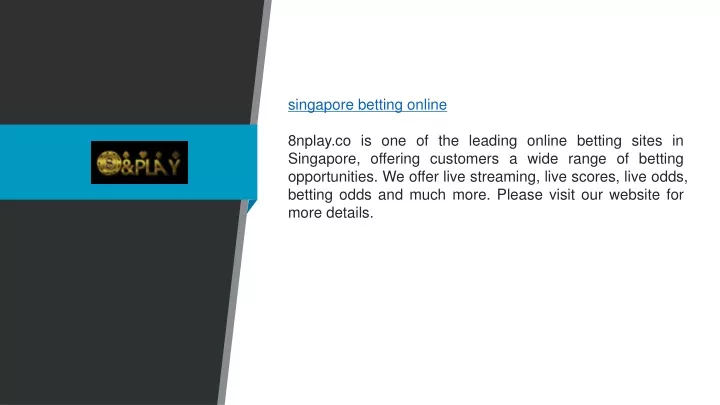 singapore betting online 8nplay