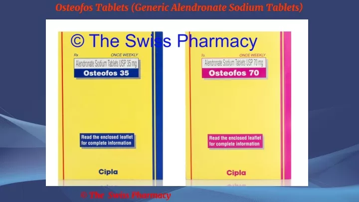 osteofos tablets generic alendronate sodium