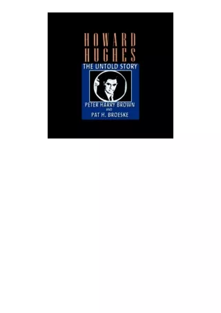 read book Howard Hughes: The Untold Story