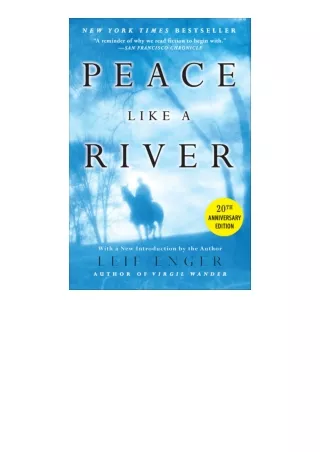download ebook Peace Like a River: A Novel