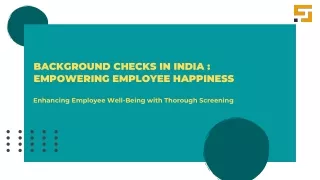 background checks in india empowering employee