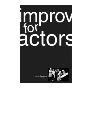 download ebook Improv for Actors