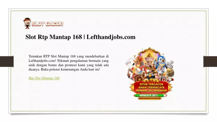 slot rtp mantap 168 lefthandjobs com