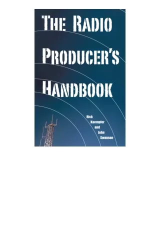 download pdf The Radio Producer's Handbook