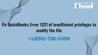 fix quickbooks error 1321 of insufficient