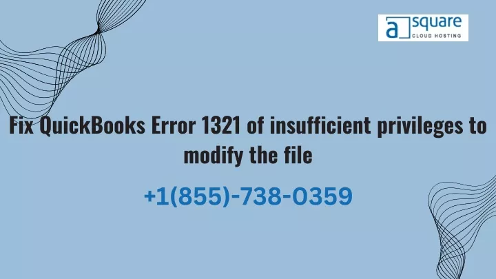 fix quickbooks error 1321 of insufficient