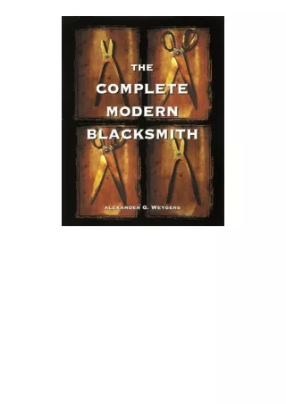 pdf download The Complete Modern Blacksmith