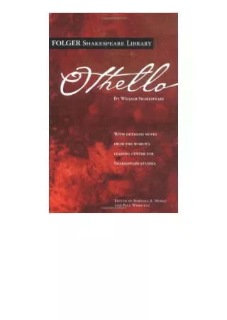 ebook download Othello (Folger Shakespeare Library)