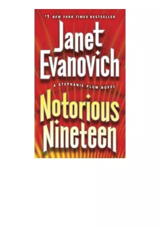 ebook download Notorious Nineteen: A Stephanie Plum Novel