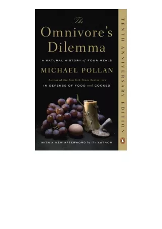 read book The Omnivore's Dilemma: A Natural History of Four Meals