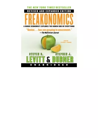 ebook download Freakonomics: Revised Edition