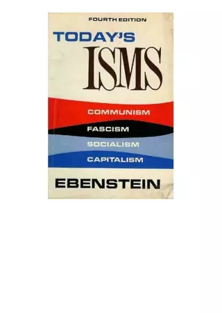 kindle book Today's Isms Fourth Edition