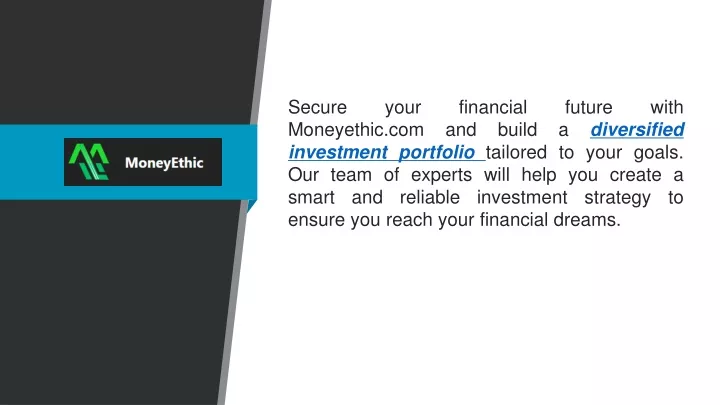 secure your financial future with moneyethic