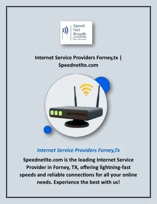 Internet Service Providers Forney