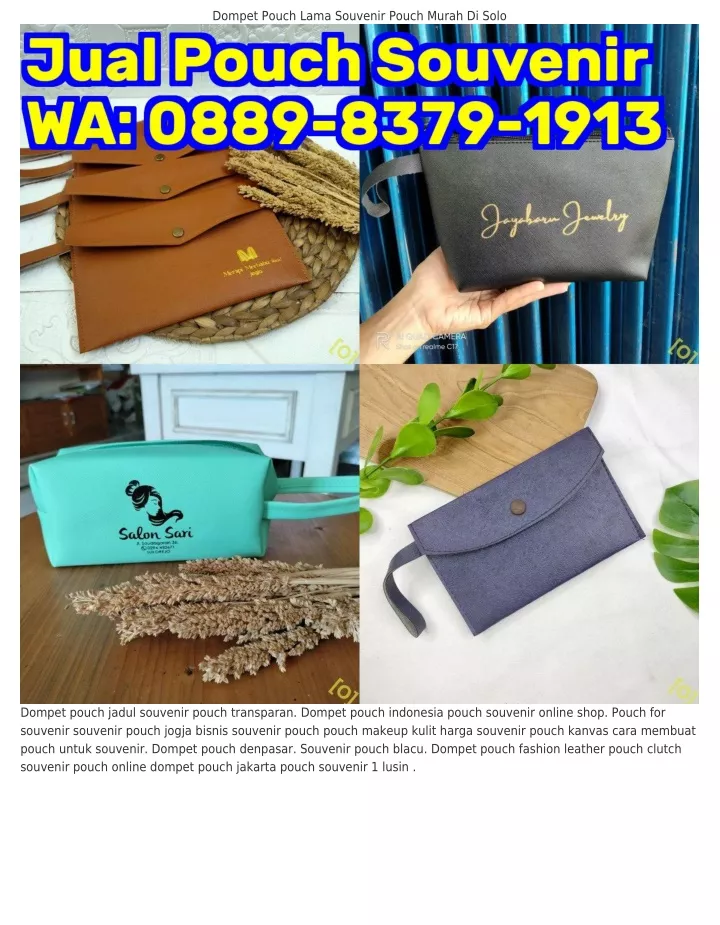 dompet pouch lama souvenir pouch murah di solo