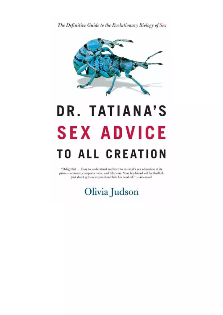 Ppt Download Ebook Dr Tatianas Sex Advice To All Creation The Definitive Guide To The 7330