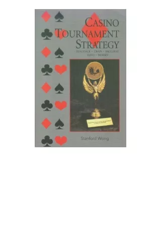 pdf download Casino Tournament Strategy