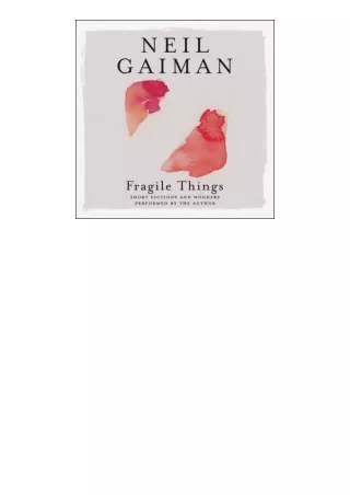 download ebook Fragile Things