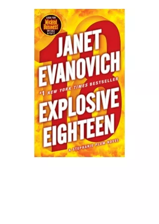 kindle book Explosive Eighteen: A Stephanie Plum Novel