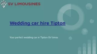 wedding car hire tipton