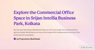 Intellia Business Park