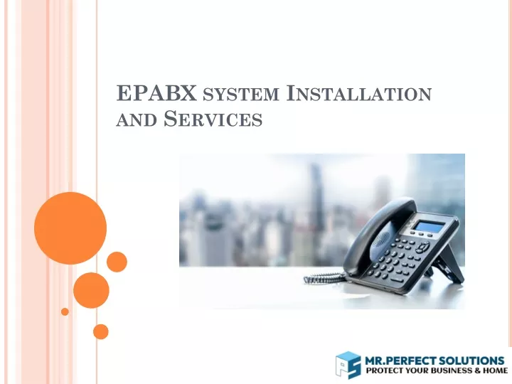 epabx system installation and services
