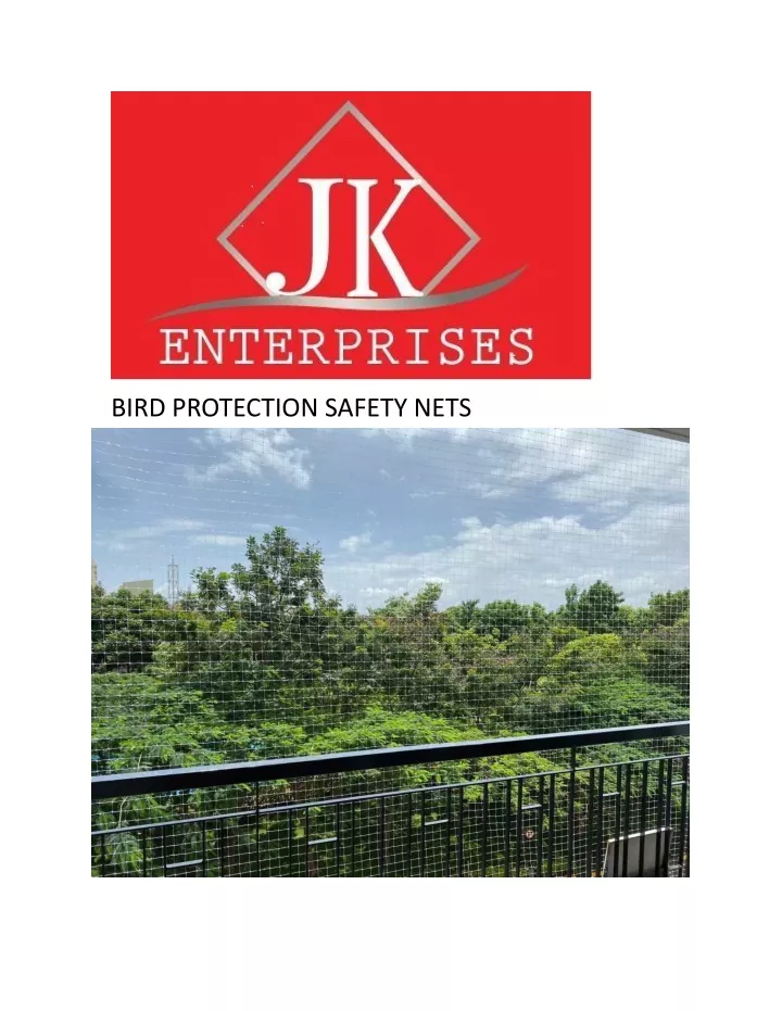bird protection safety nets