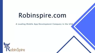 Mobile App Development Company in USA | Robinspire.com