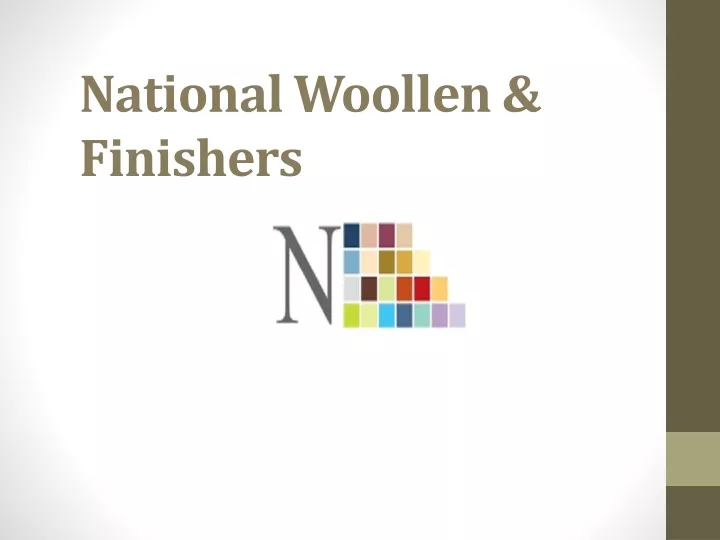 national woollen finishers