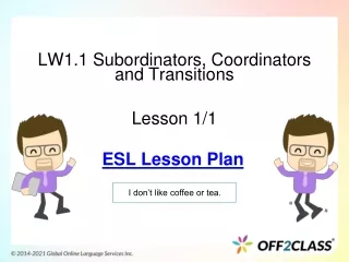 lw1 1 subordinators coordinators and transitions lesson 1 1