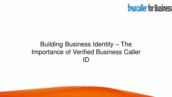 building business identity the importance