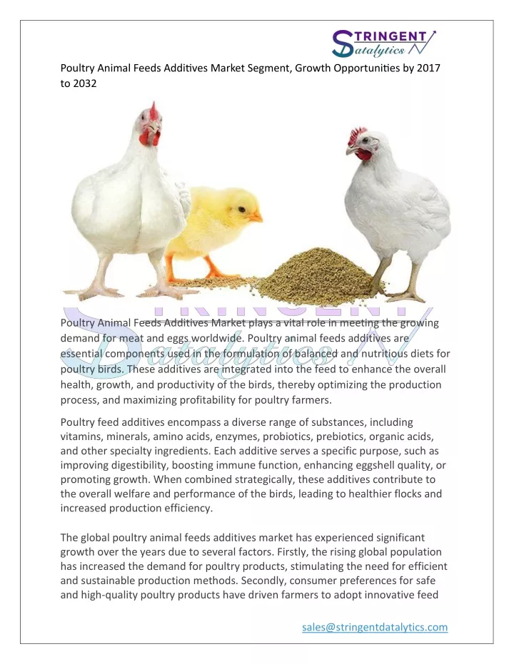 poultry animal feeds additives market segment
