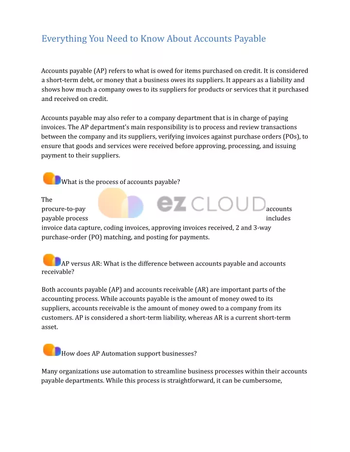 everything you need to know about accounts payable