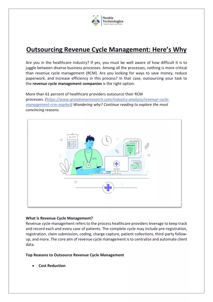 outsourcing revenue cycle management here