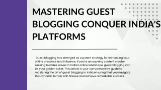 Mastering Guest Blogging Conquer in Flattoring