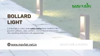 Guiding Brilliance: Mayfair Lights' Bollard Illumination Redefining Outdoor Ambi