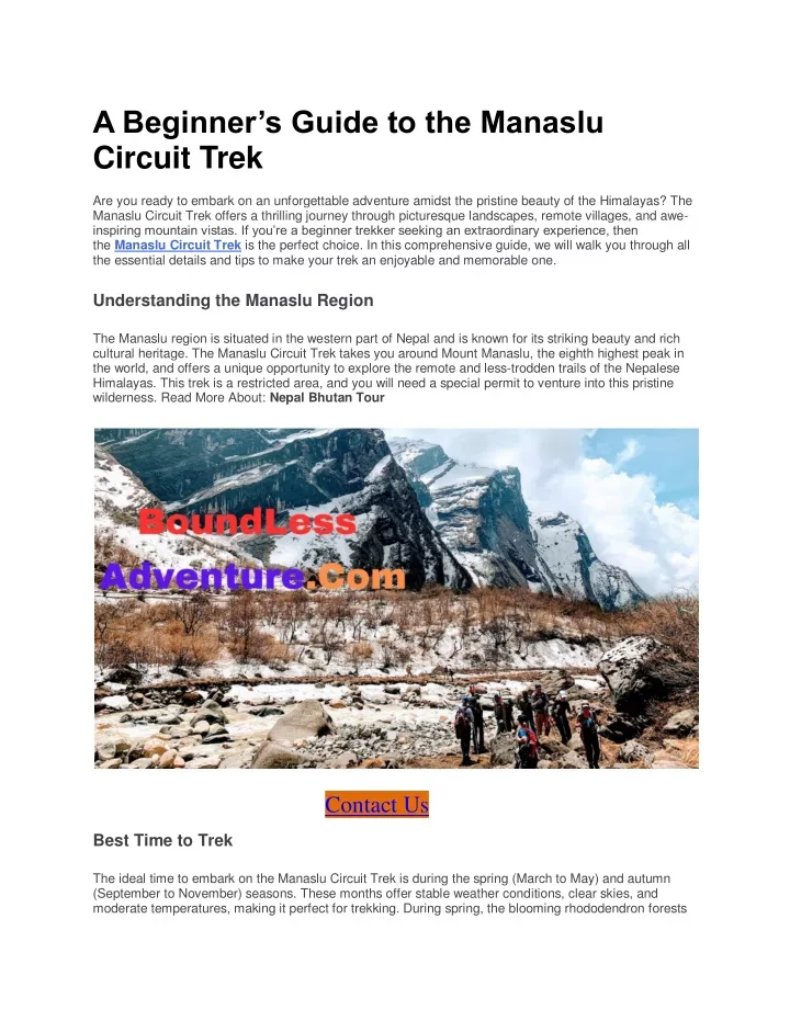 a beginner s guide to the manaslu circuit trek