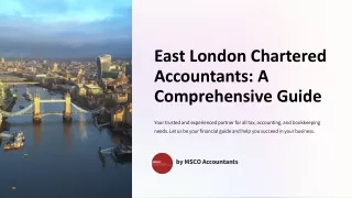 East London Chartered Accountants A Comprehensive Guide