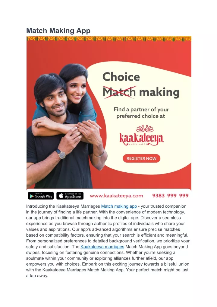 match making app
