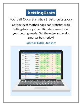 Football Odds Statistics  Bettingstats.org