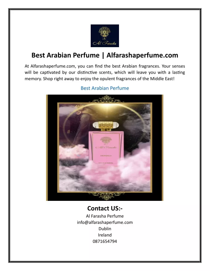 best arabian perfume alfarashaperfume com
